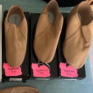 Tan Leather Slip-On Shoes